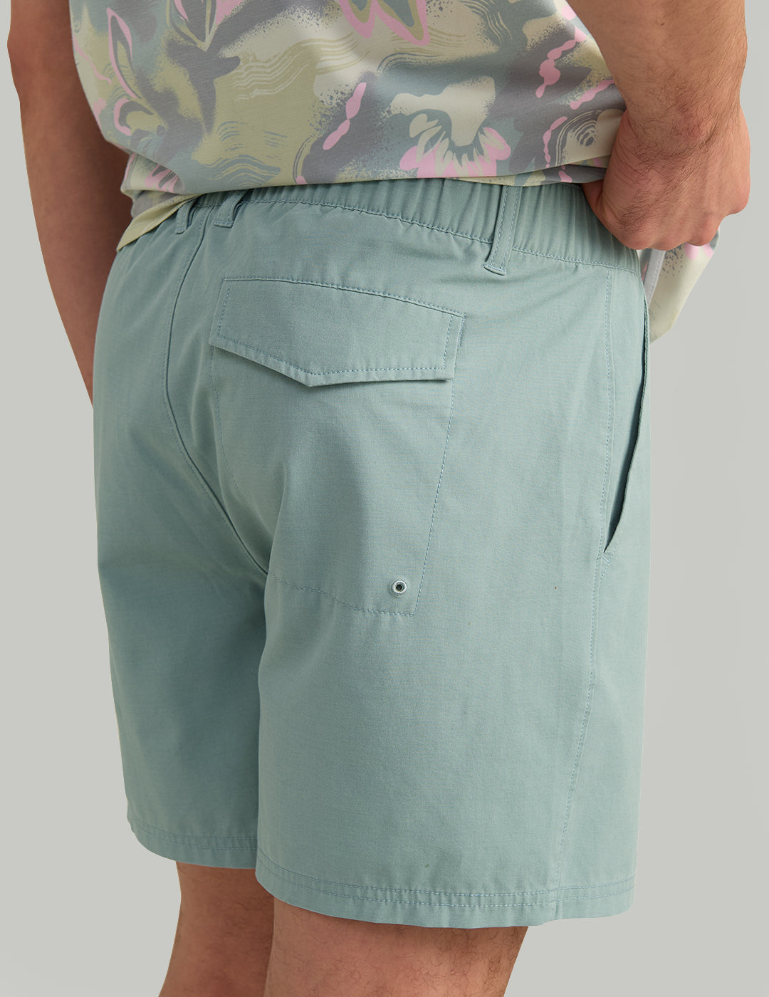 Huk Shoreside Short - Silver Blue