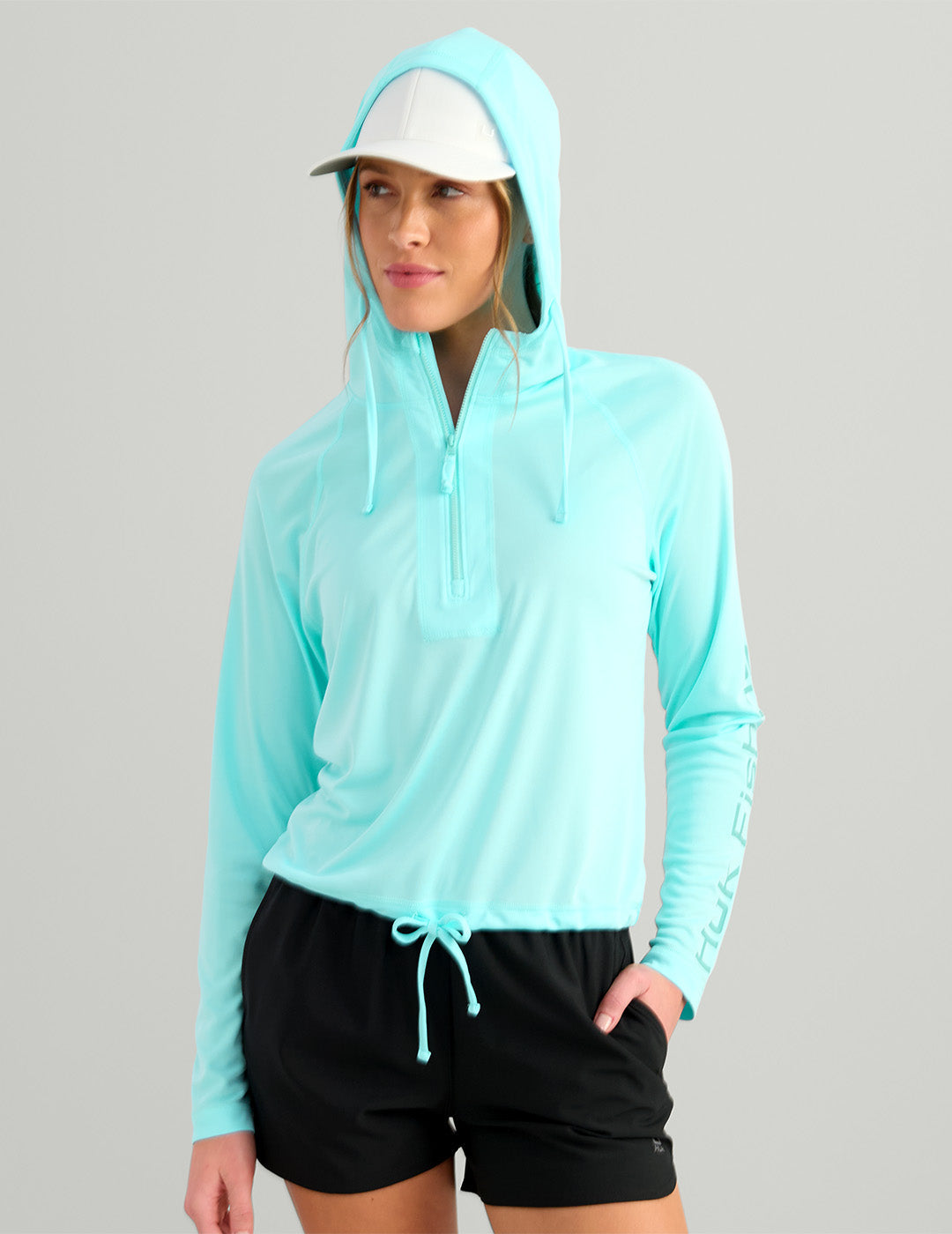 Huk Womens Pursuit Maren Hoodie - Caicos