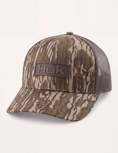 Huk Huk Mossy Oak 110 Trucker Hat - Mossy Oak Bottomland