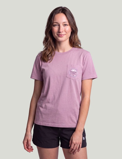 Huk Womens Shoreline Breeze Tee - Oleander