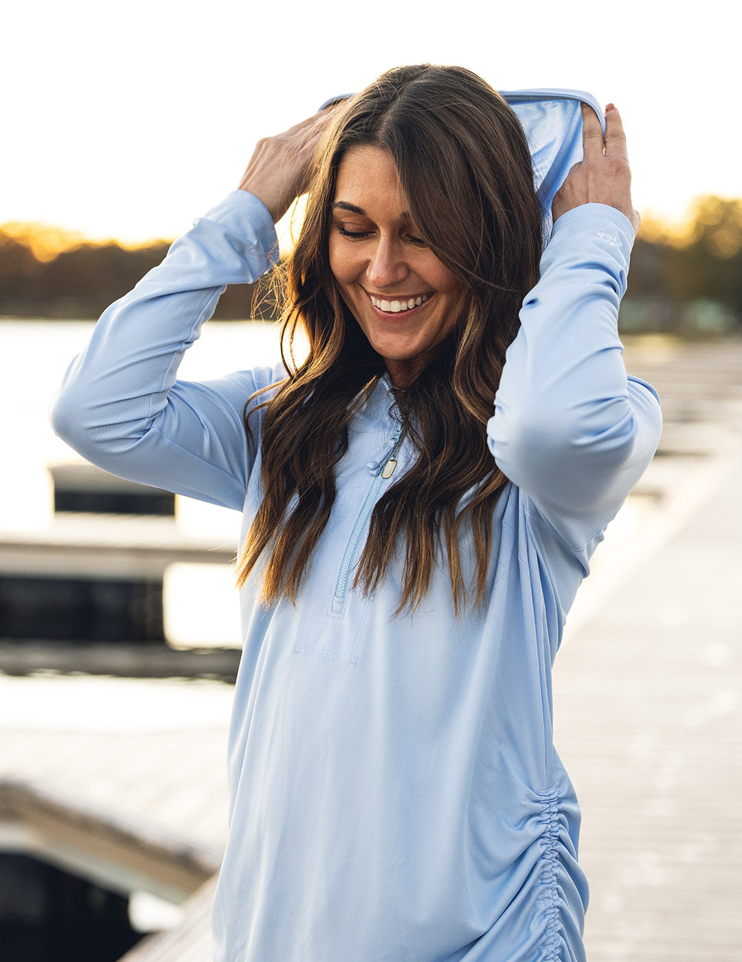 Huk Womens Pursuit Cover-Up Dress - Windsurfer