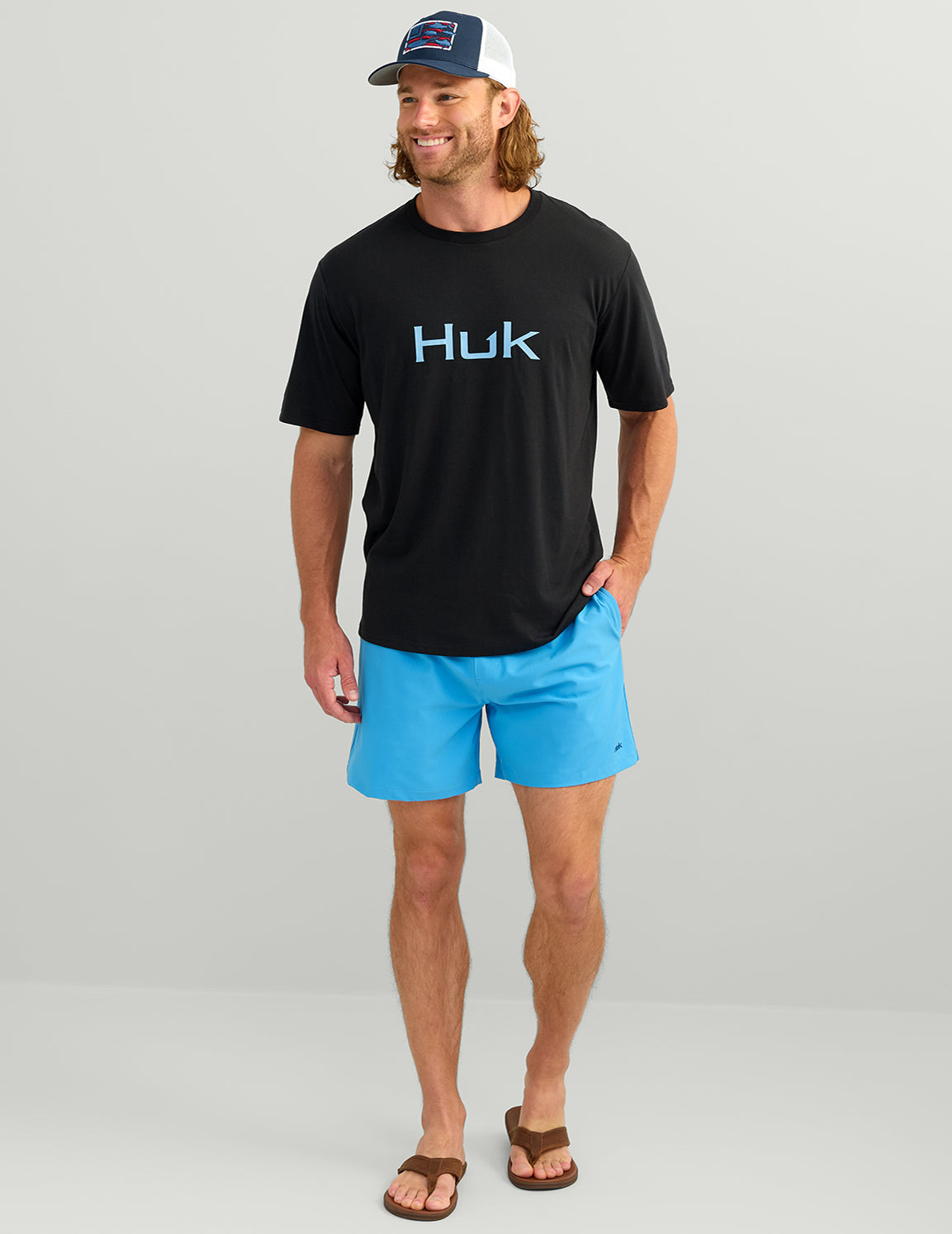 Huk Classic Logo Tee - Black