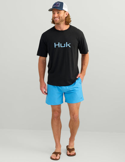 Huk Classic Logo Tee - Black