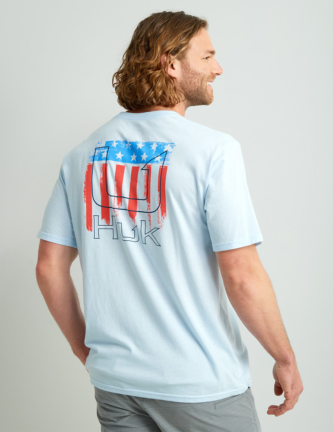 Huk Salute Tee - Ice Water
