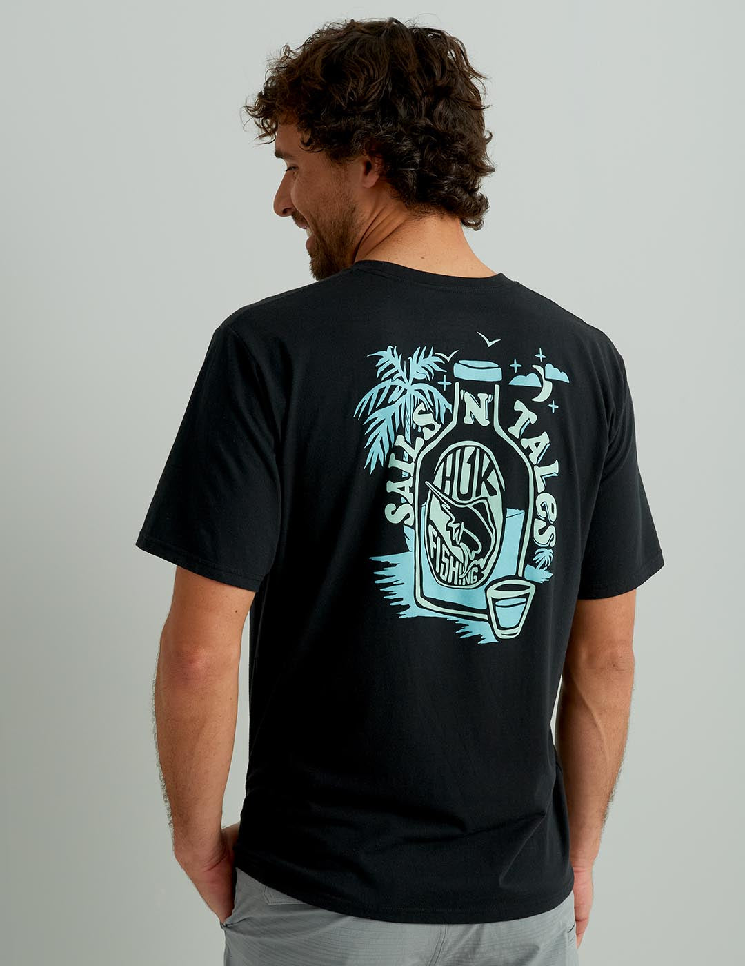 Huk Sails N Tales Tee - Black