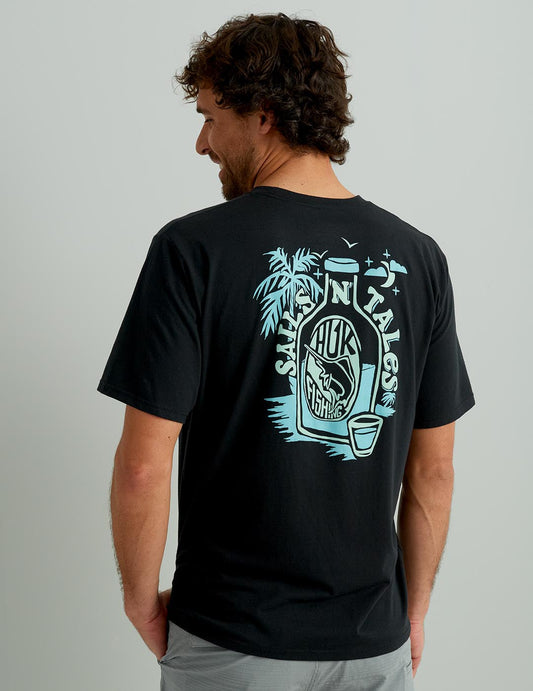 Huk Sails N Tales Tee - Black