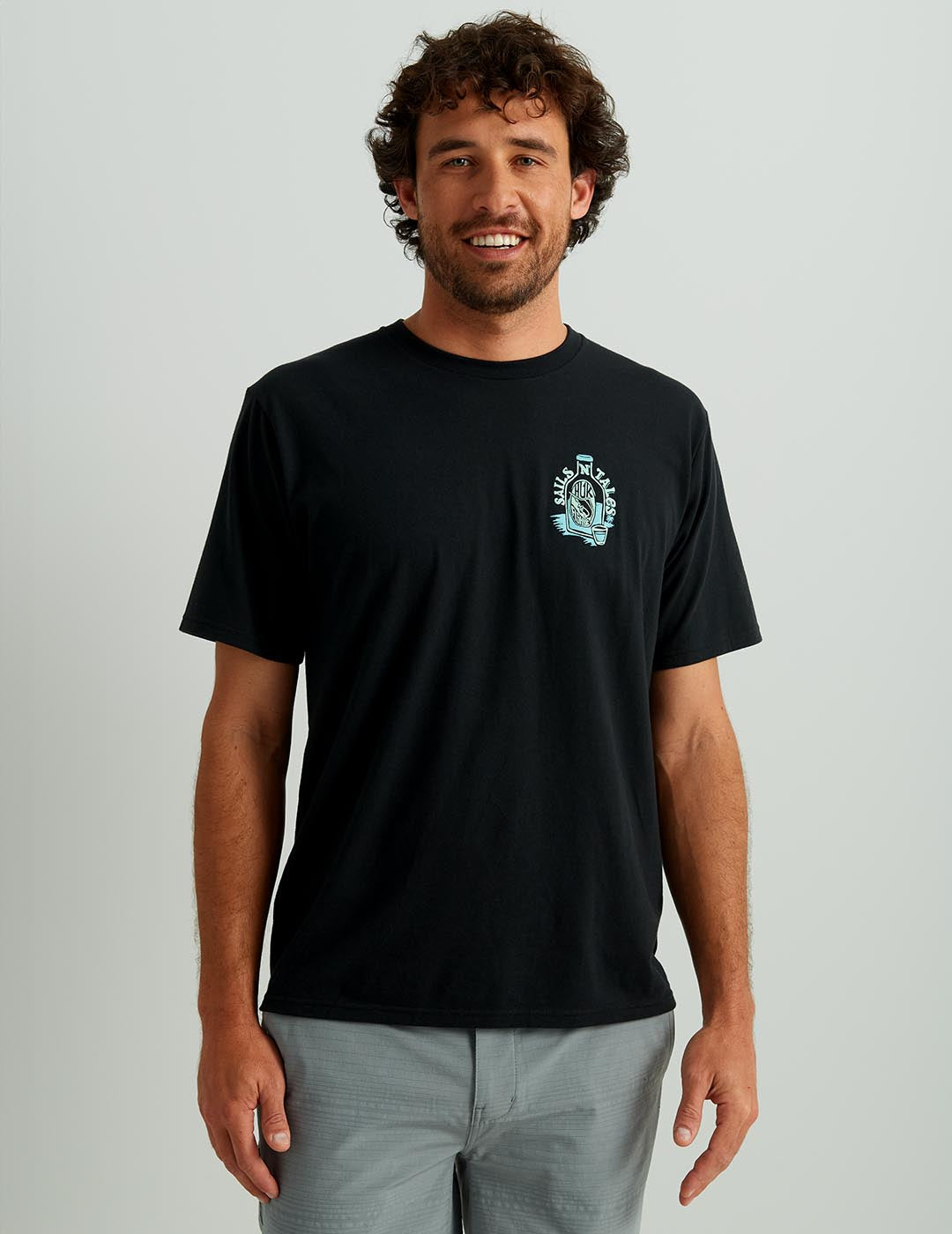 Huk Sails N Tales Tee - Black