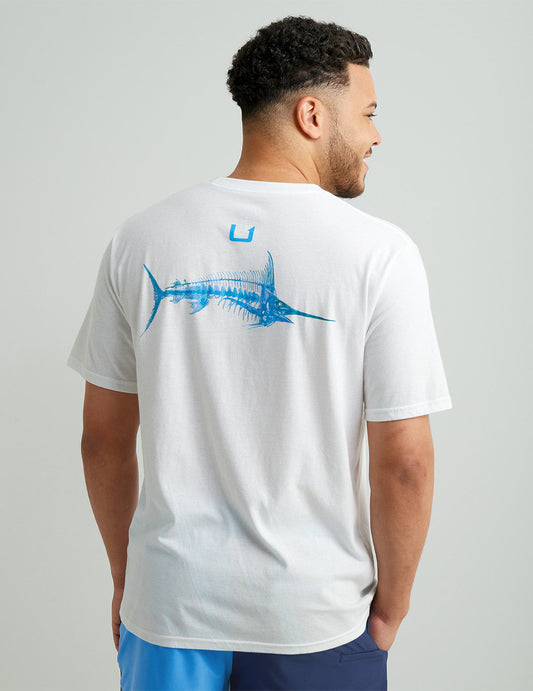 Huk Bill Bones Tee - White
