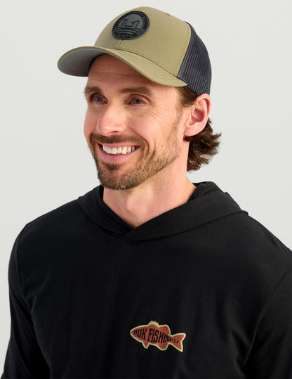 Huk Bass Apparel Hoodie Tee - Black
