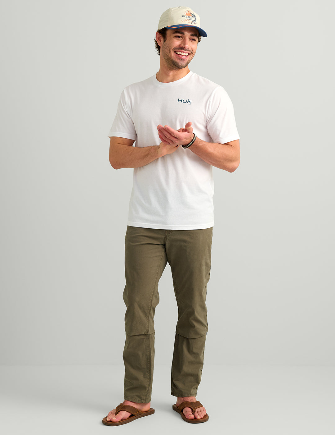 Huk KC Americana Tee - White