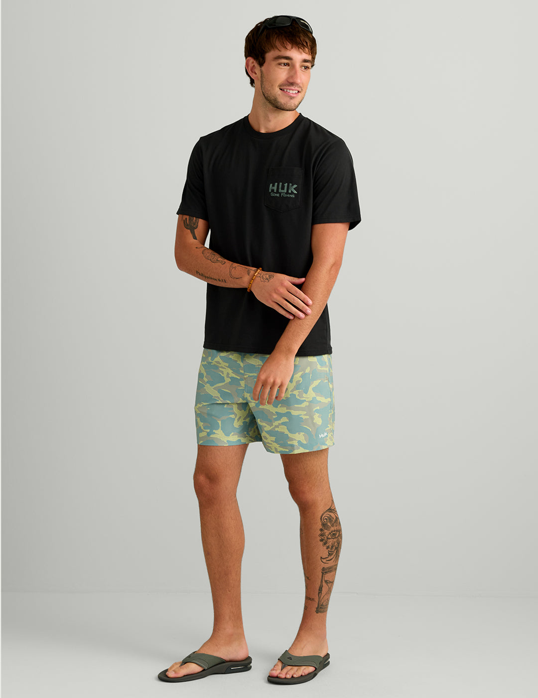 Huk Scenic Pocket Tee - Black