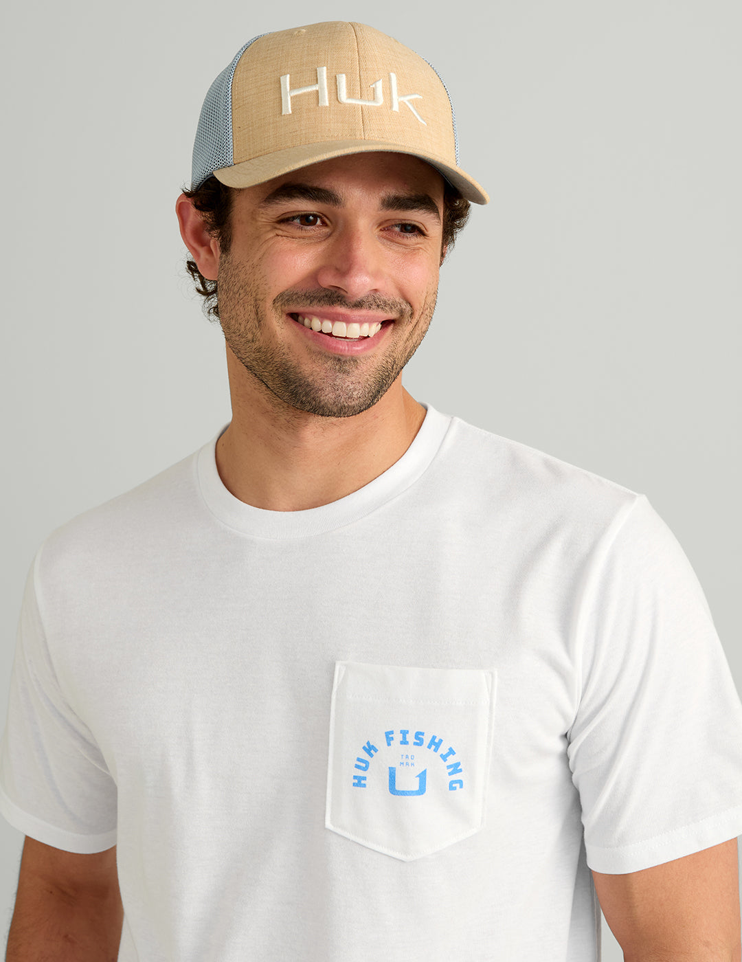 Huk Embroidered 110 Trucker Hat - Starfish