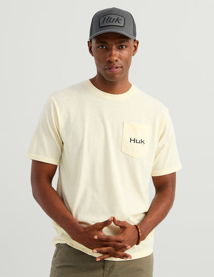 Huk KC Tools Pocket Tee - Egret