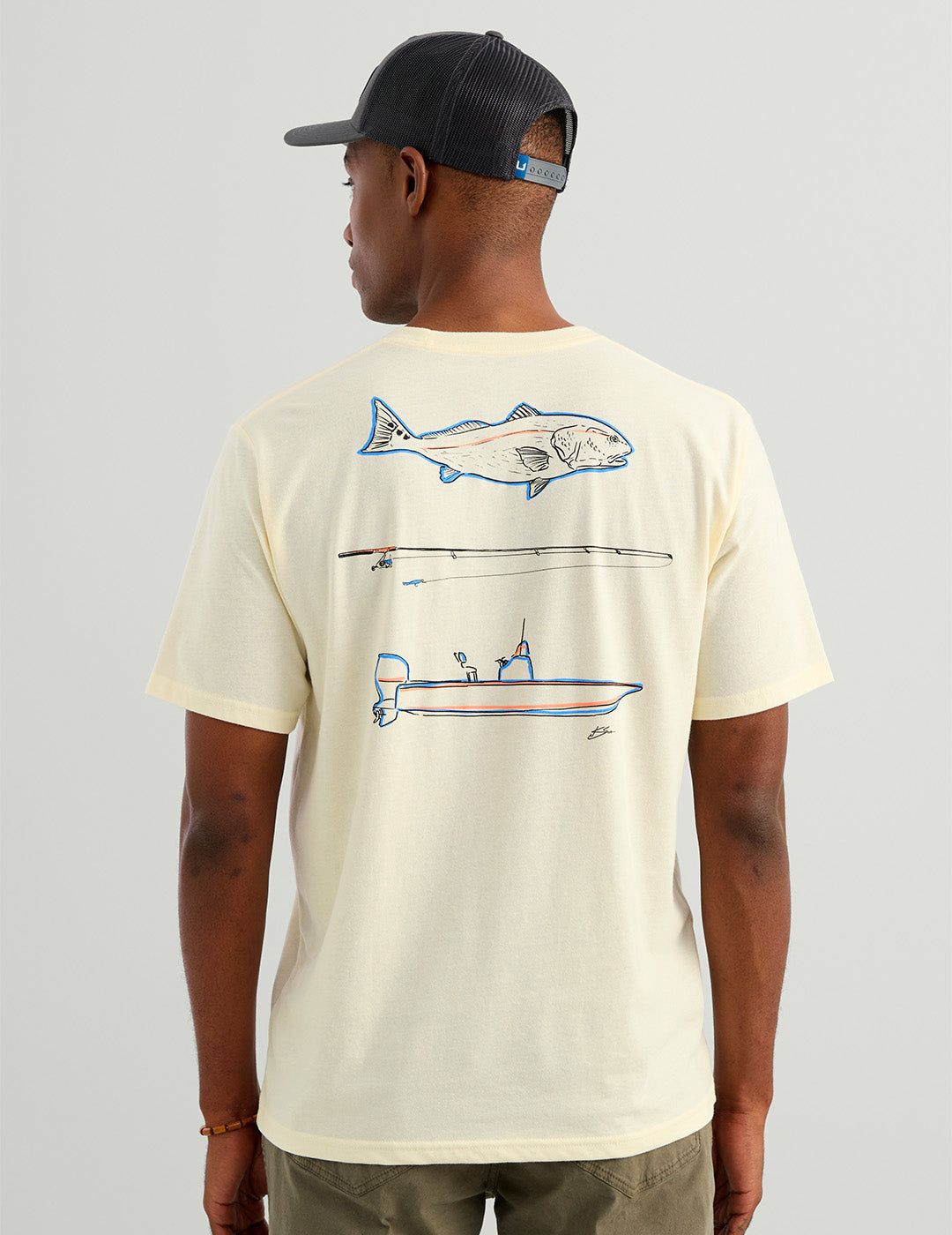Huk KC Tools Pocket Tee - Egret