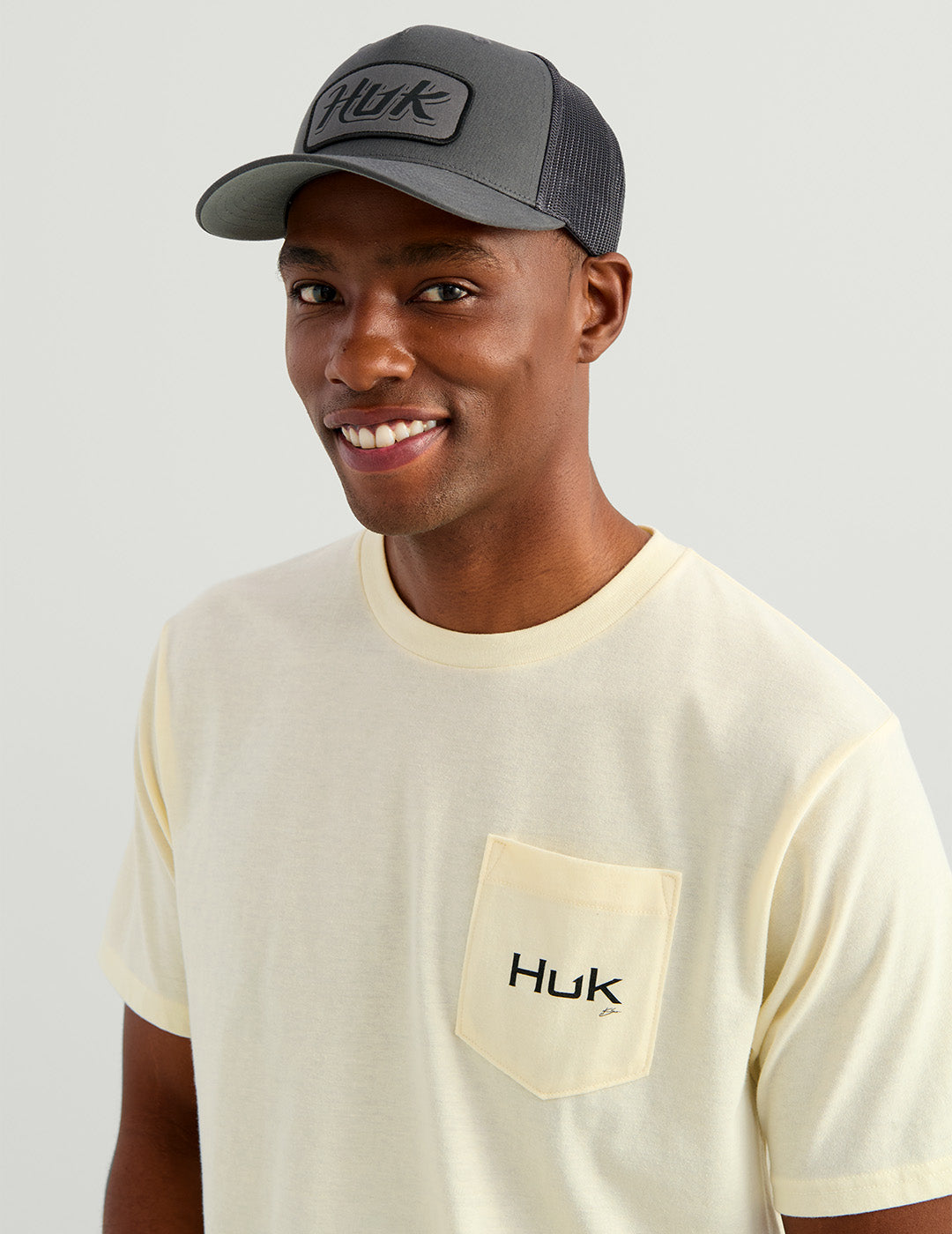 Huk KC Tools Pocket Tee - Egret