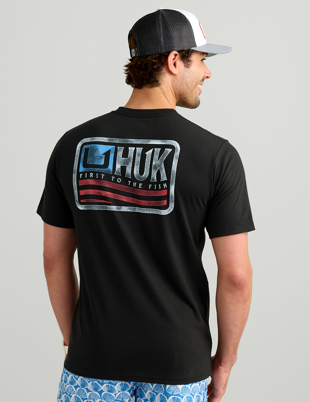 Huk Huk Born Wave Tee - Black