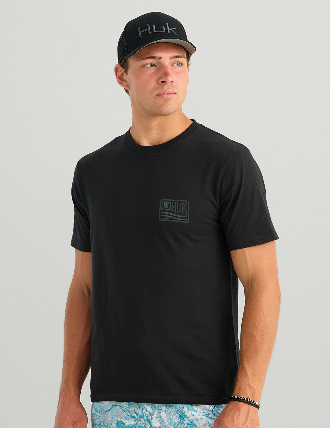 Huk Huk Born Wave Tee - Black