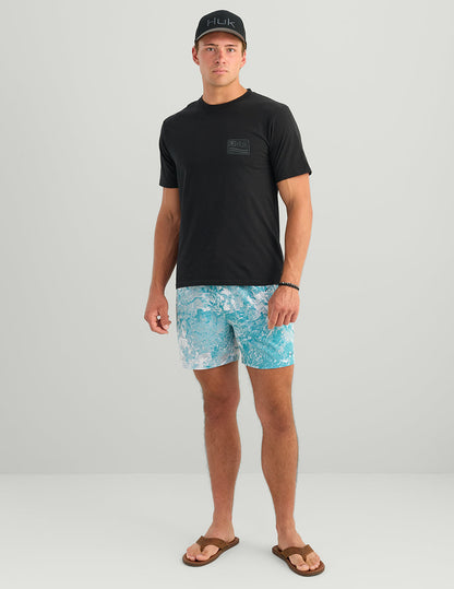 Huk Huk Born Wave Tee - Black