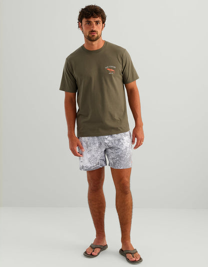 Huk Hooked Tee - Moss