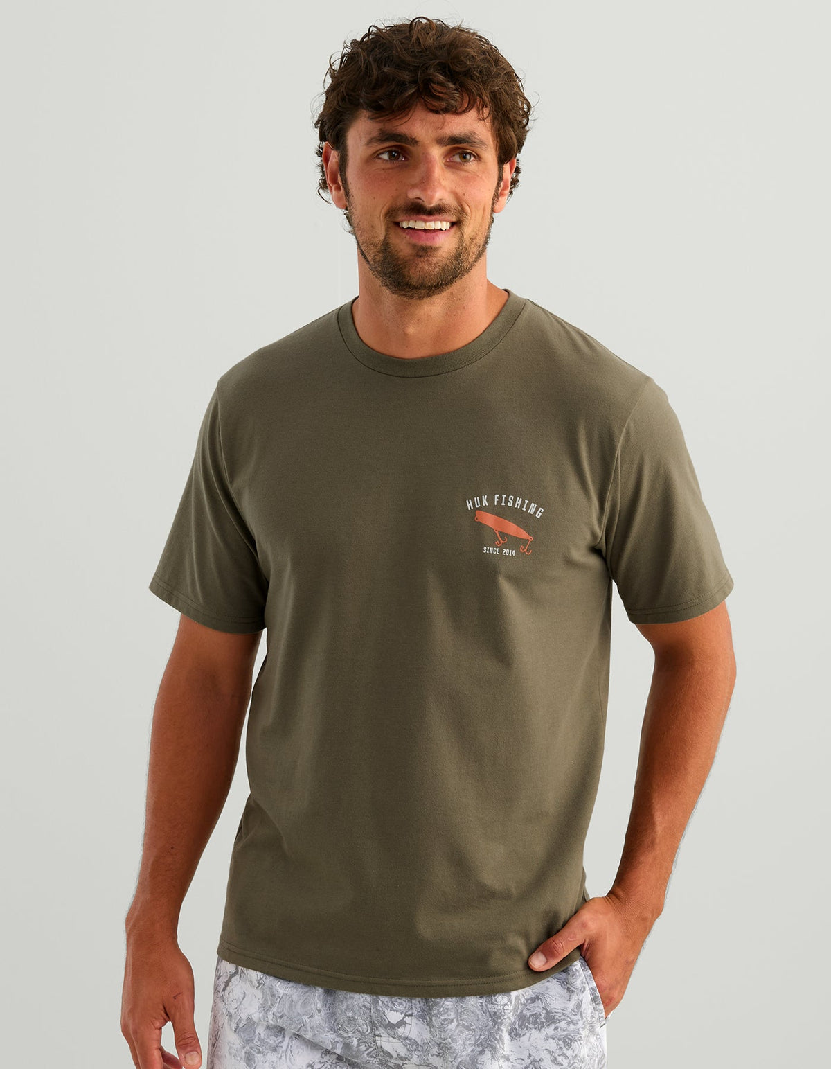 Huk Hooked Tee - Moss