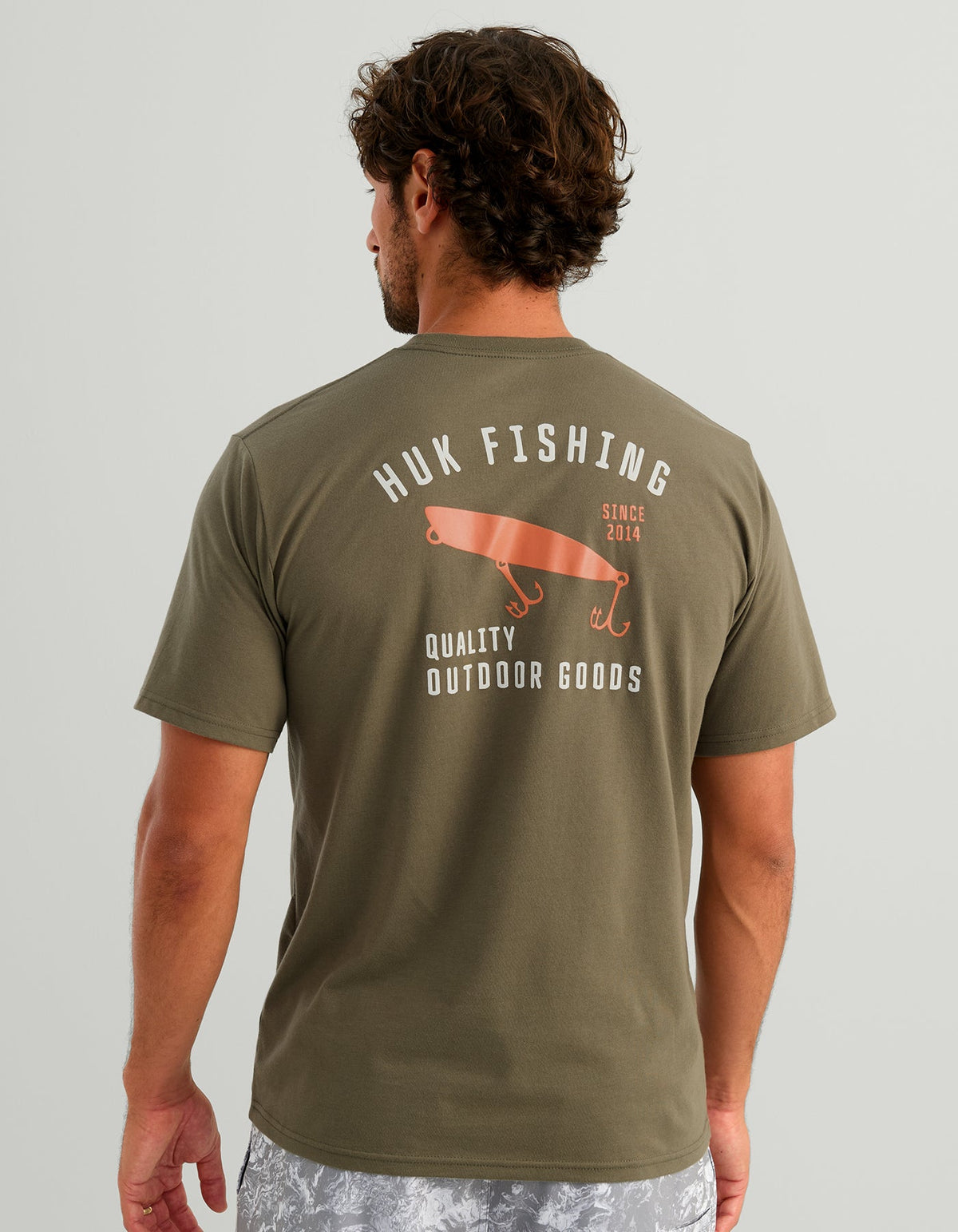 Huk Hooked Tee - Moss