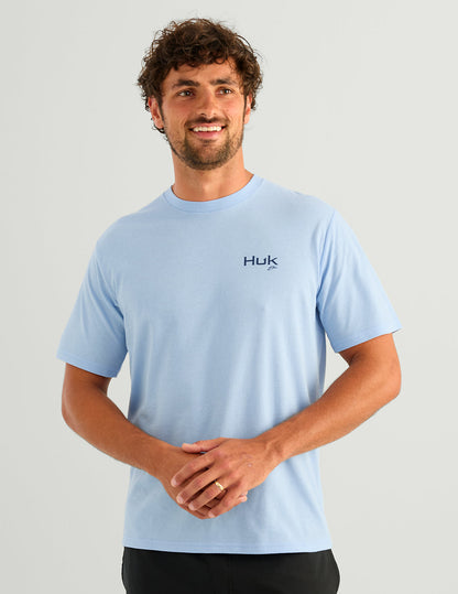 Huk KC Poster Series Tee - Cerulean