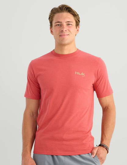 Huk KC Poster Series Tee - Mineral Red
