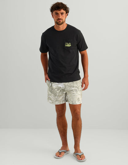 Huk KC One Hit Pocket Tee - Black