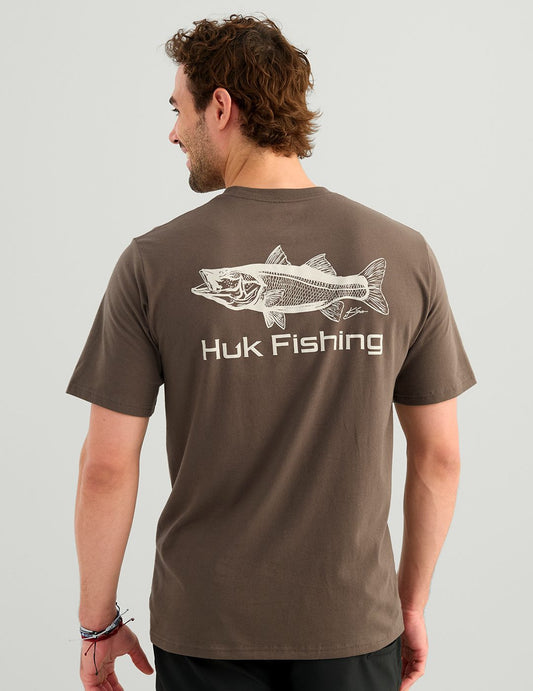 Huk KC One Hit Short Sleeve Pocket Tee - Mud