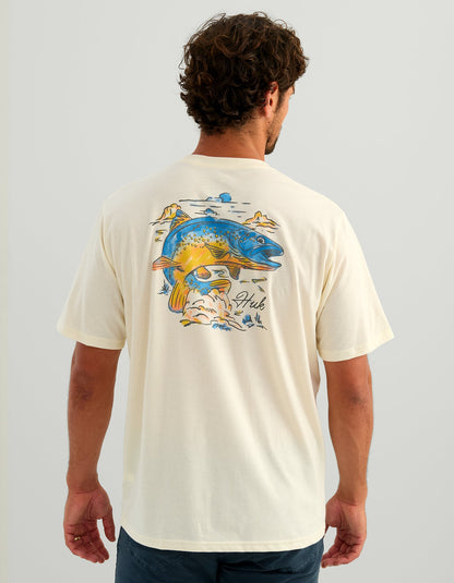Huk In The Wild Tee - Egret