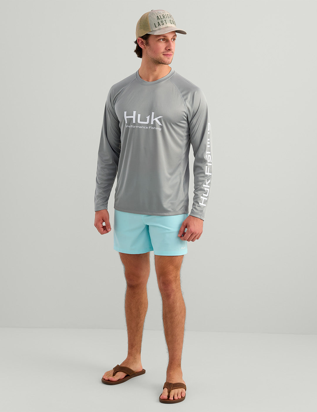 Huk Pursuit Performance Crew - Sharkskin