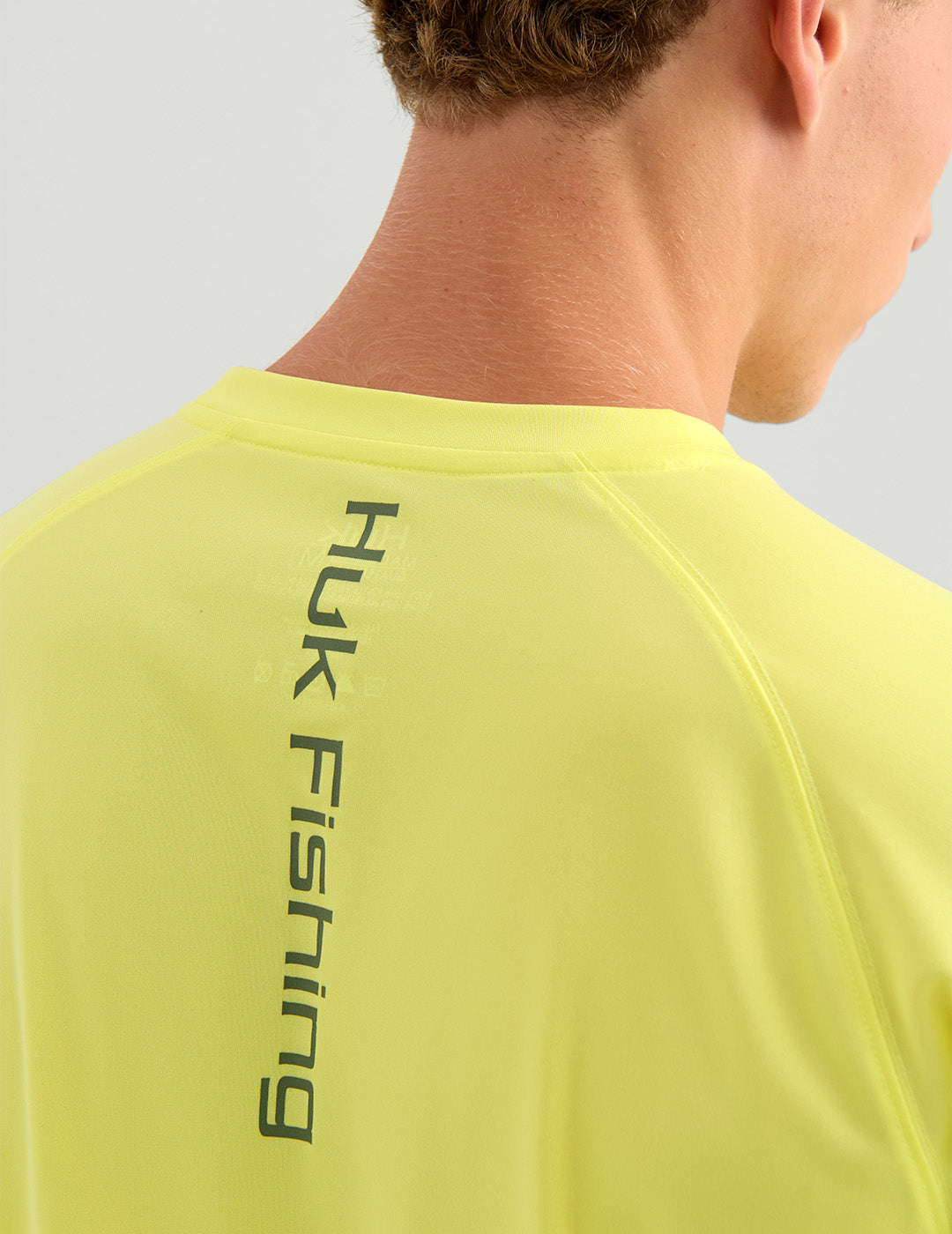 Huk Pursuit Performance Crew - Vintage Chartreuse