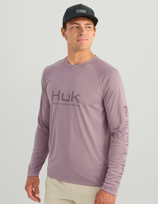 Huk Pursuit Performance Crew - Salt Plum