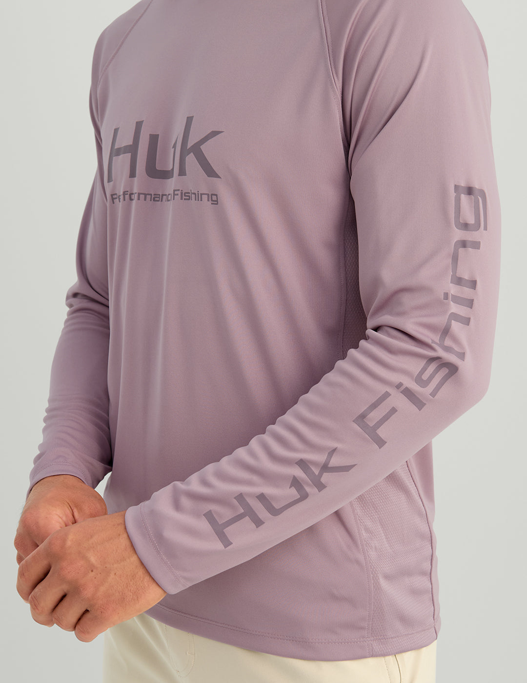 Huk Pursuit Performance Crew - Salt Plum