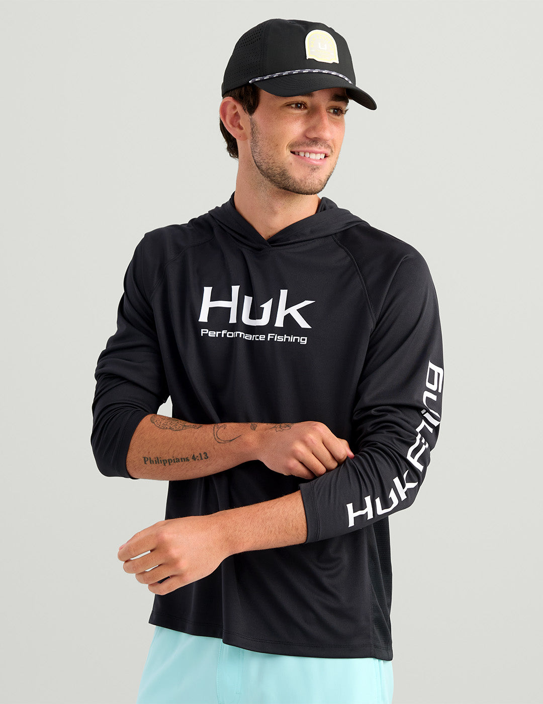 Huk Pursuit Performance Hoodie - Black