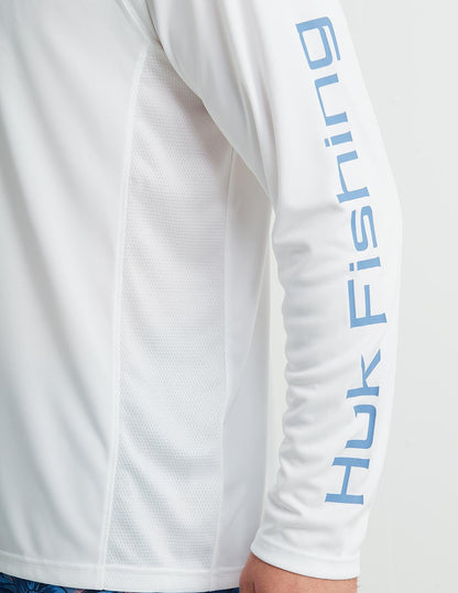 Huk Pursuit Performance Hoodie - White
