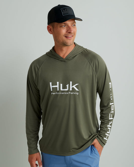 Huk Pursuit Performance Hoodie - Moss