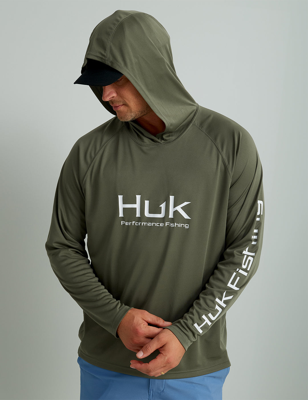 Huk Pursuit Performance Hoodie - Moss