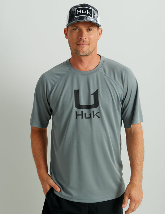 Huk Icon Short Sleeve Performance Crew - Night Owl