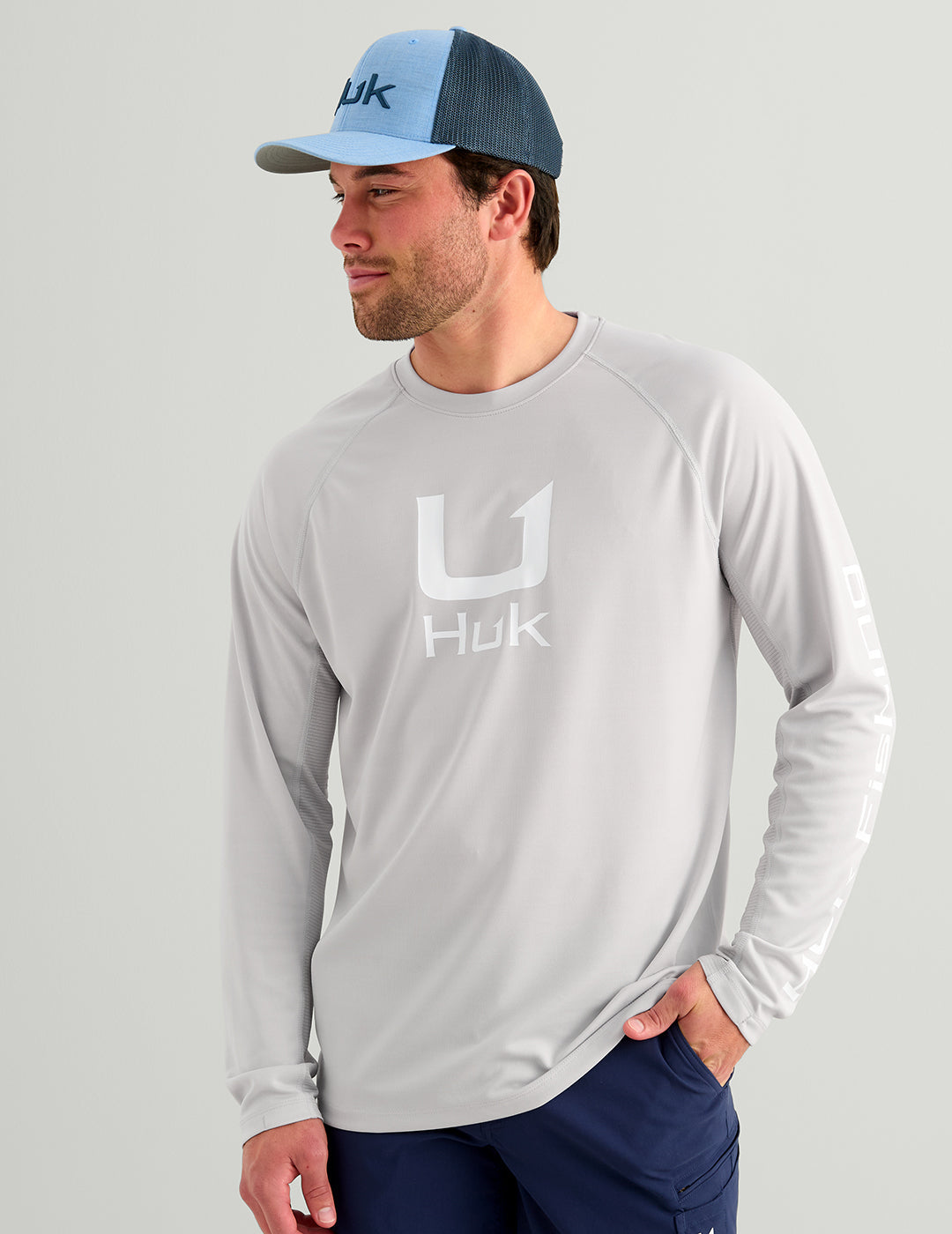 Huk Icon Performance Crew - Seagull