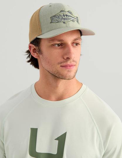 Huk Icon Performance Crew - Pale Algae