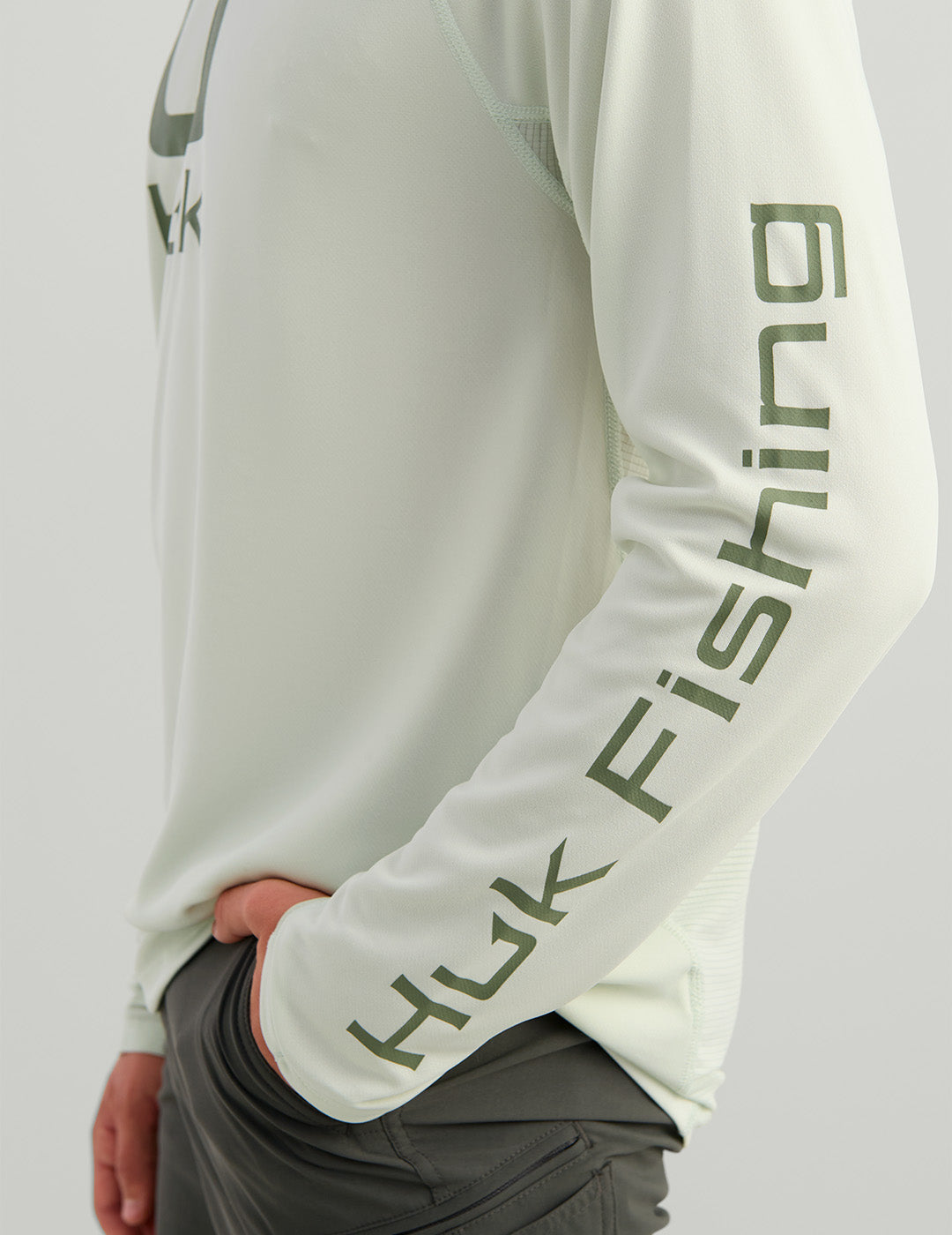 Huk Icon Performance Crew - Pale Algae