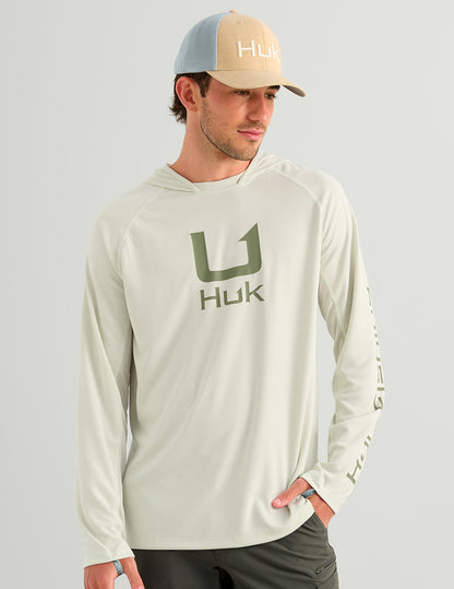 Huk Icon Performance Hoodie - Pale Algae