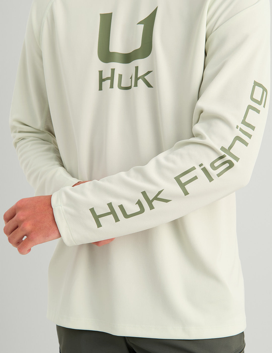 Huk Icon Performance Hoodie - Pale Algae