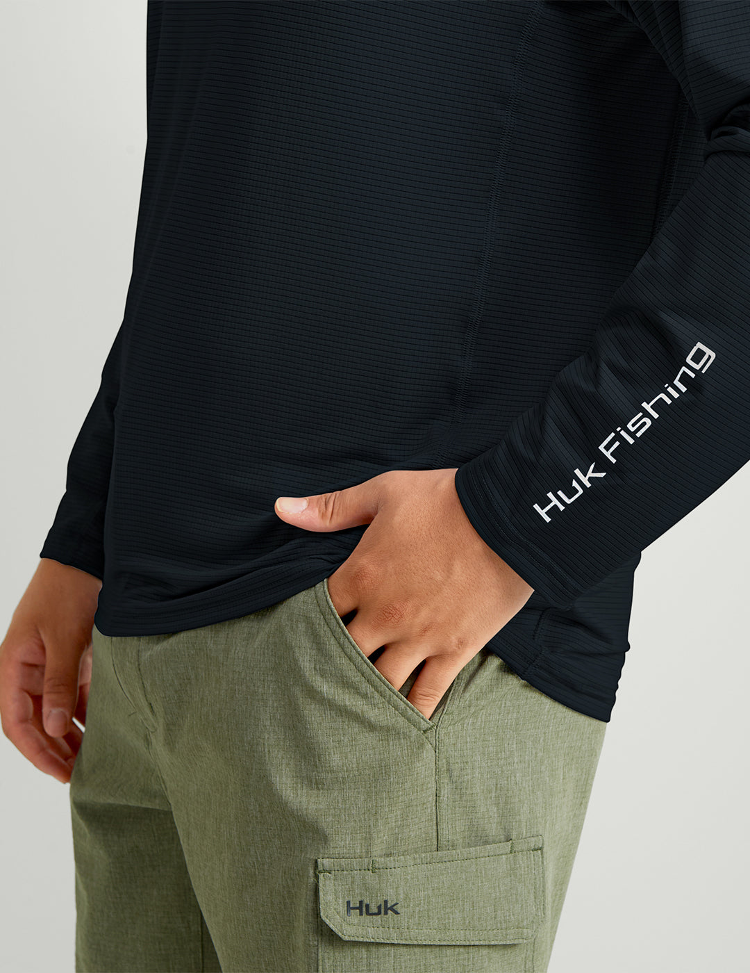 Huk A1A Performance Crew - Black