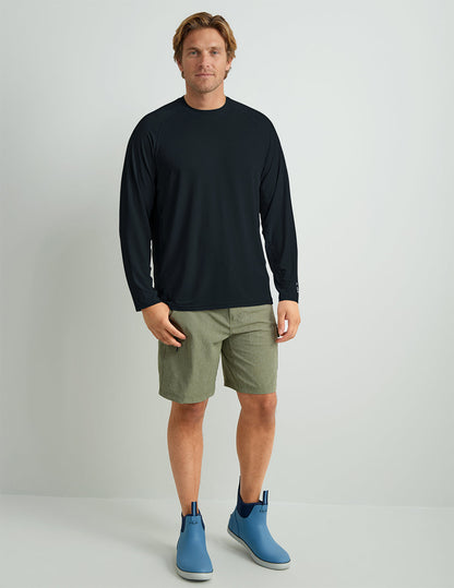 Huk A1A Performance Crew - Black