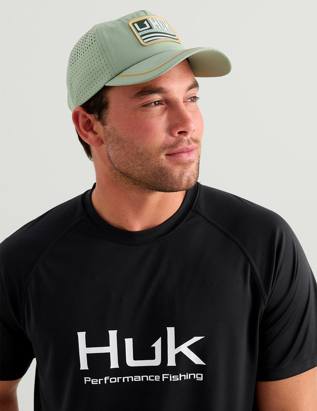 Huk Pursuit Short Sleeve Performance Crew - Black