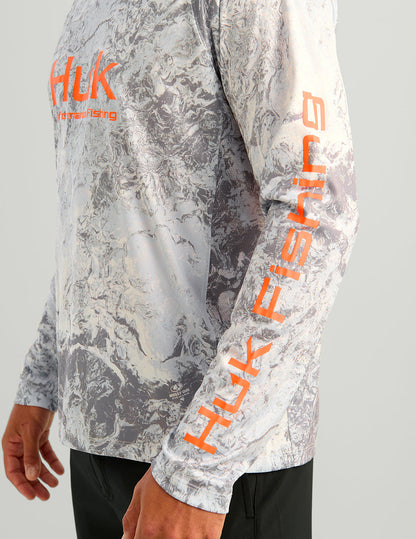 Huk Mossy Oak Pursuit Performance Hoodie - Mossy Oak Seagull