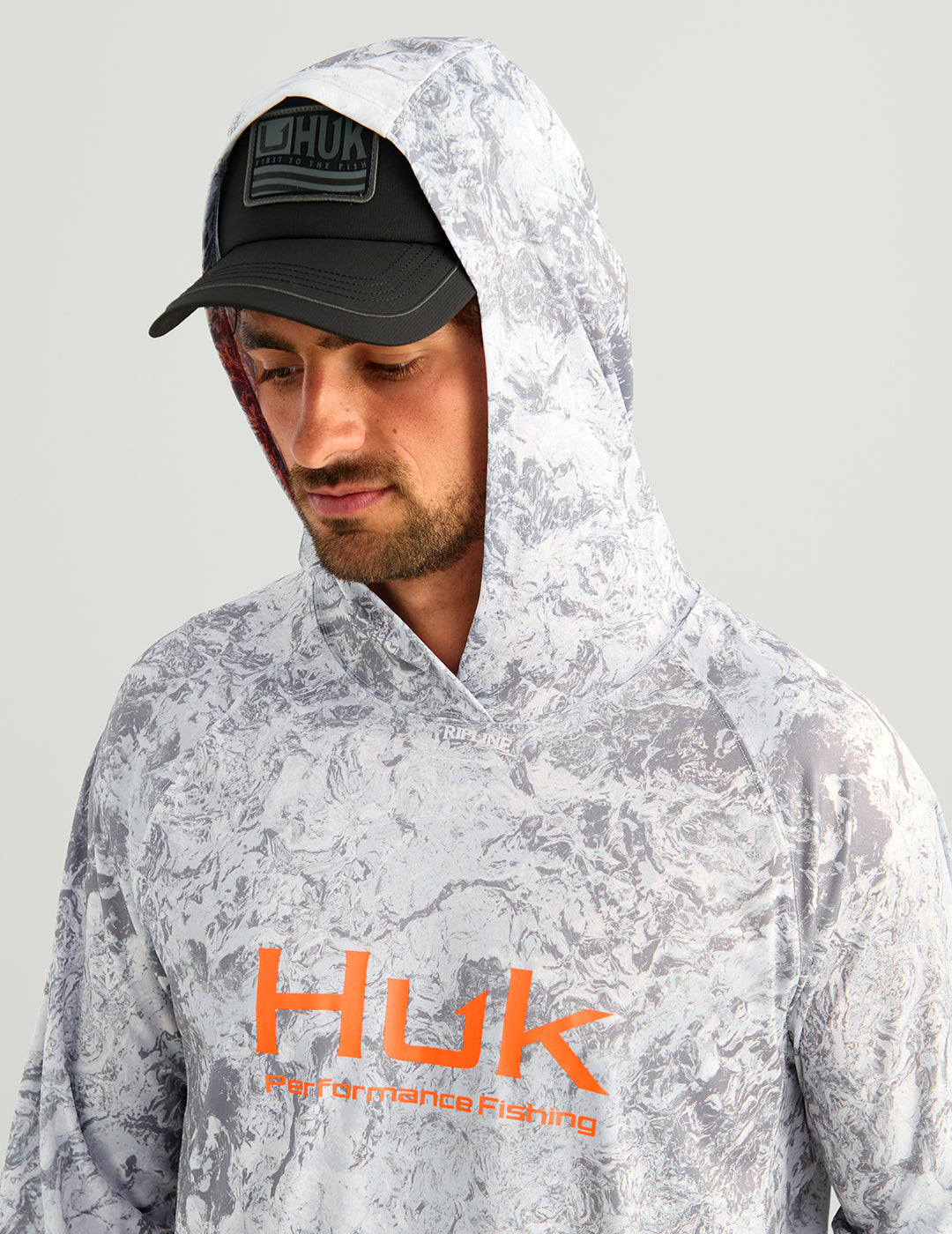 Huk Mossy Oak Pursuit Performance Hoodie - Mossy Oak Seagull