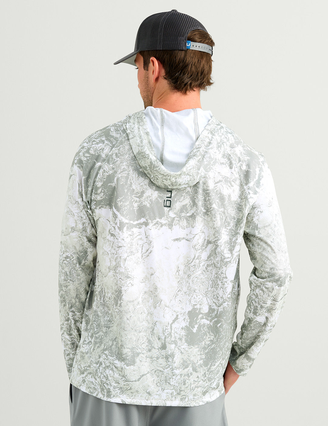 Huk Mossy Oak Pursuit Performance Hoodie - Mossy Oak Seagrass